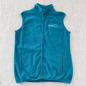 Impact Merchandise Alaska Womens Aqua Blue Fleece Gilet Outdoor Vest Size L